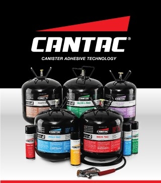 CANTAC CANISTER SPRAY CONTACT ADHESIVE